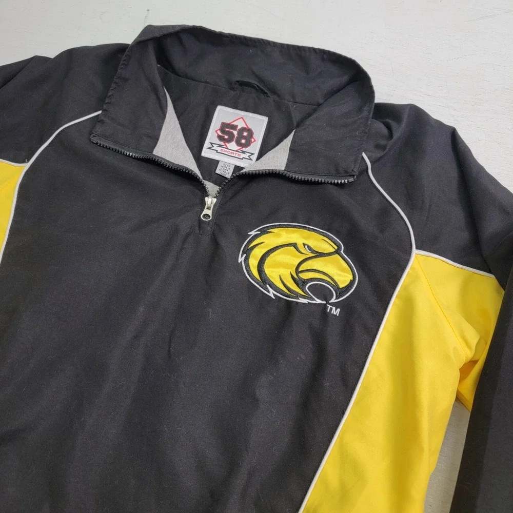Southern Miss Golden Eagles NCAA 58 Sports 1/4 Side Zip Windbreaker Men's Sz‎ S
